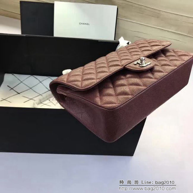 香奈兒CHANEL 升級版A1112全新經典小羊皮金銀鏈條單肩斜挎包 DSC1749